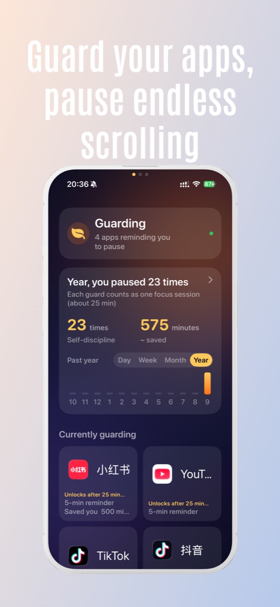 Guarding home screen